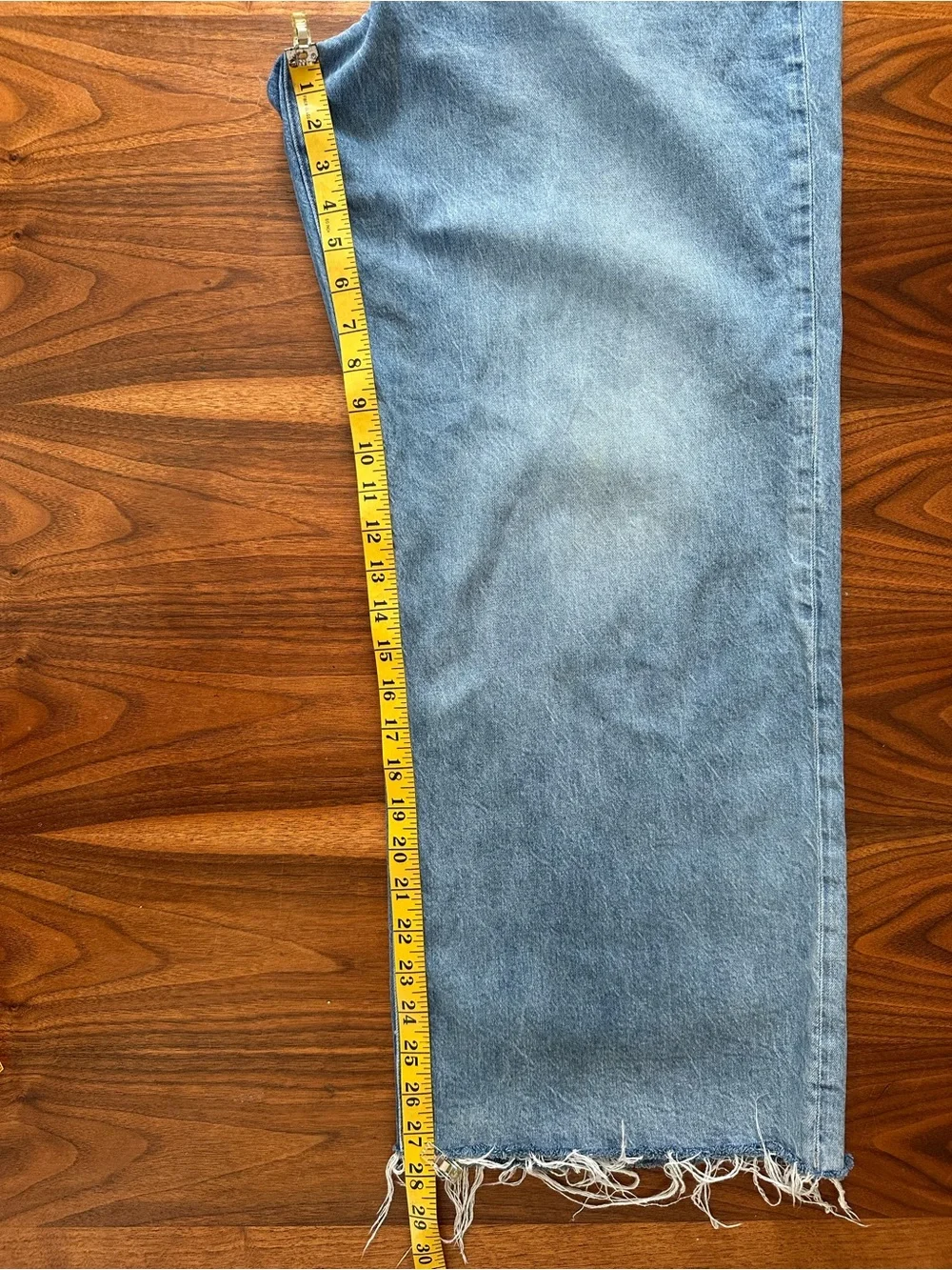 J. Crew Women’s Wide Leg Raw Hem Jeans - 20 Tall